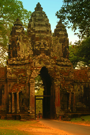 Temple Gate, Ta Prohm, Cambodia
