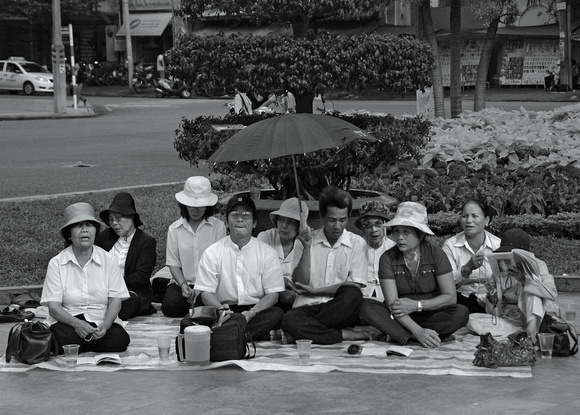 Christian prayer meeting, Saigon