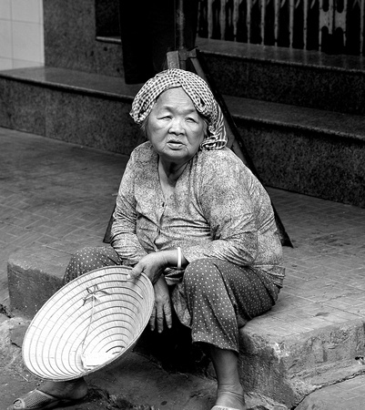 Street portrait, Chau Doc, Vietnam