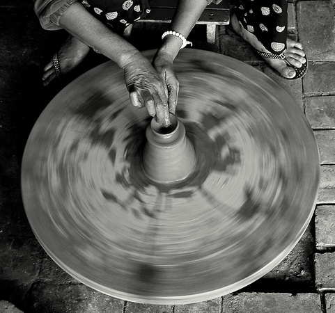 Pottery wheel, Hoi An, Vietnam