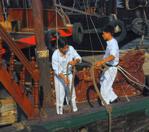 Seamen, Ha Long Bay, Vietnam