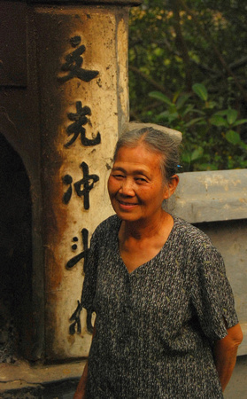 Temple caretaker, Hanoi