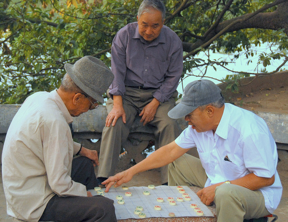 Chess in the park, Hanoi