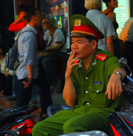 Traffic cop, Hanoi
