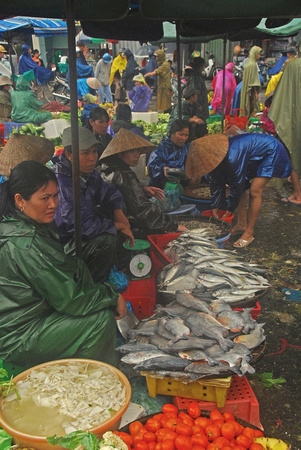 Market scene, Saigon