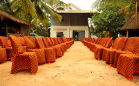 Wedding chairs, Siem Reap, Cambodia