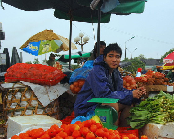 Fruit sellers, Hue, Vietnam