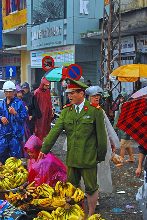Market Policeman, Hue, Vietnam